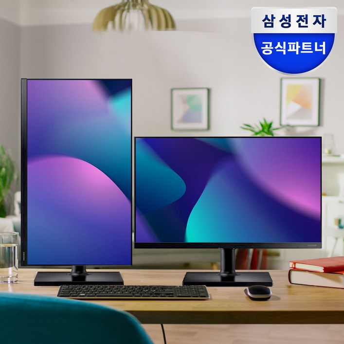 삼성모니터 F27T450 68.6Cm(27) 평면/16:9/FHD/IPS/75Hz/5ms/피벗,엘리베이션,스위블,틸트
