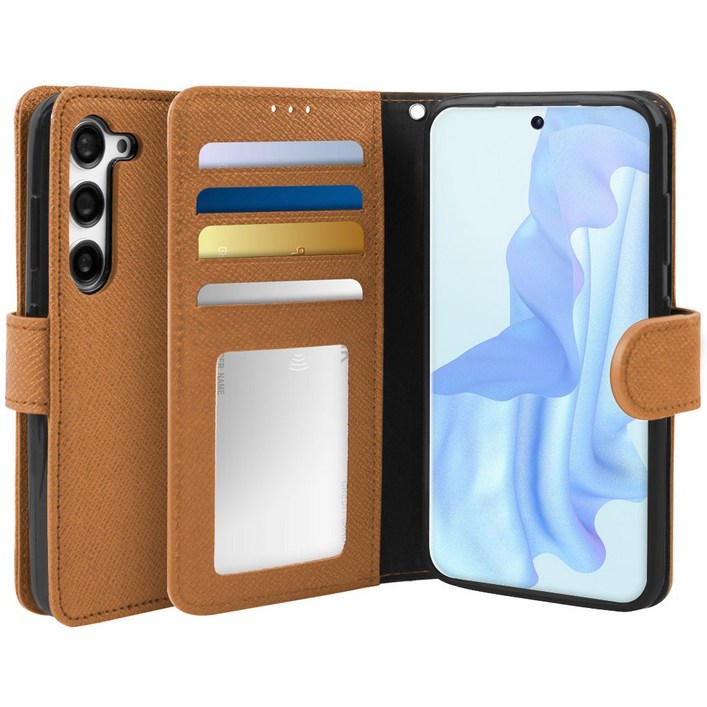 폰누리 미라쥬 소가죽 지갑형 카드수납 다이어리케이스