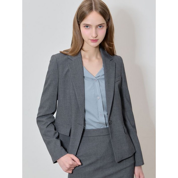 쉬즈미스 2SET 베이직 셋업 재킷H라인 미니 스커트 2종세트 택가격 416000원