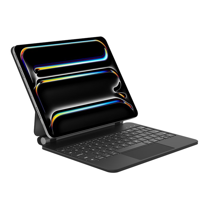 니케 Magkeys 아이패드 매직 키보드 케이스, 화이트한국어