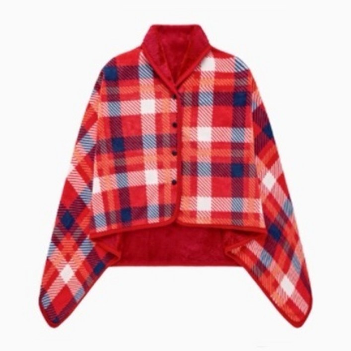 매이템 대형 양면 극세사 똑딱이 담요