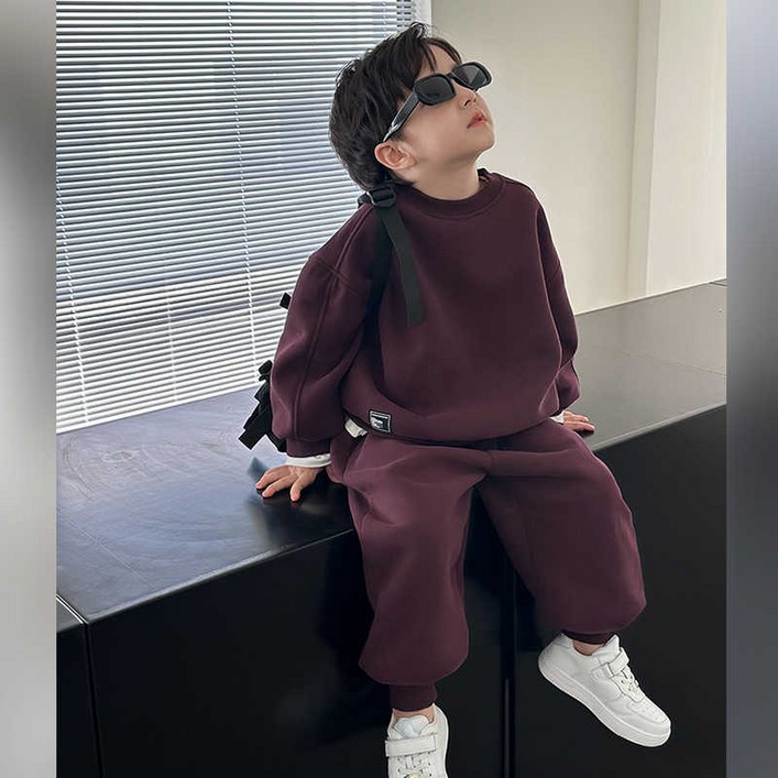 AD0469남아 키즈 주니어 초등생 봄 가을 여름 코튼 면혼방 긴팔 티셔츠 맨투맨 조거 긴바지 트레이닝 츄리닝 상하세트 2종 운동복 캐주얼 아동복