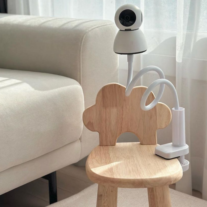 오버뷰 홈캠 거치대 CCTV 베이비캠 펫캠 브라켓, 1개, 거치대만능브라켓