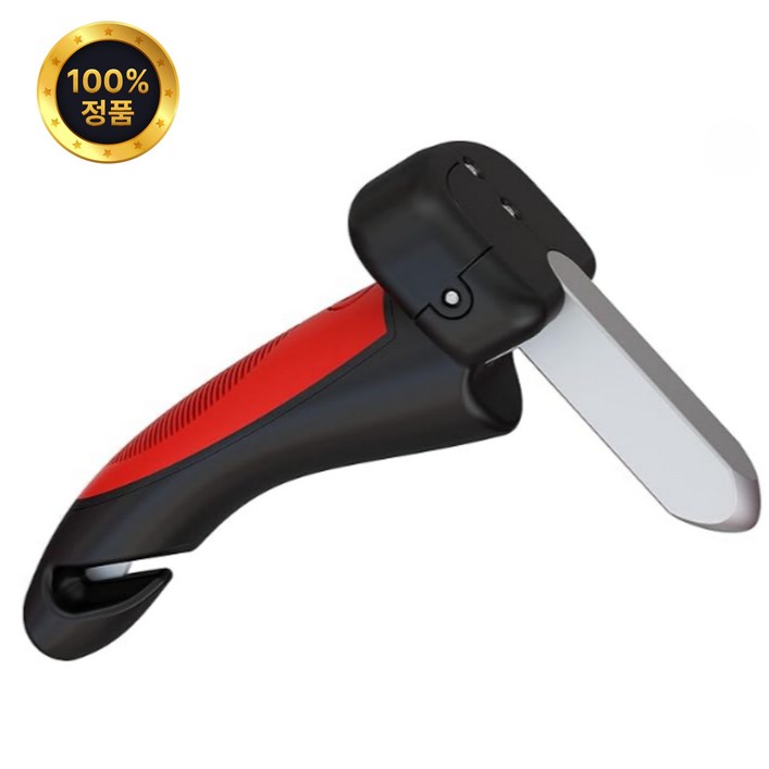 자버바 자동차 차량용 보조 안전 안심 손잡이 시트 노약자 임산부 승하차 노인, 레드, 1개