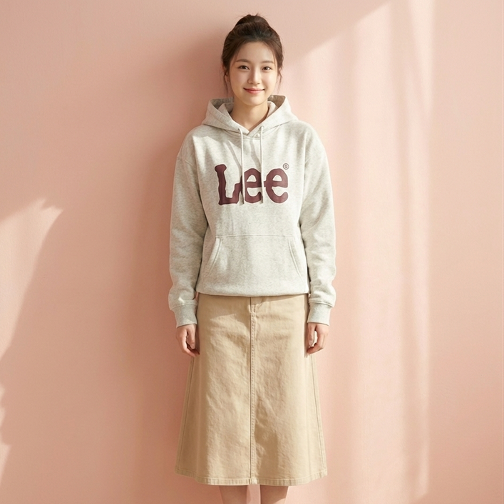 당일출고정품 Lee 리 빅 트위치 로고 후드티 5color  쇼핑백