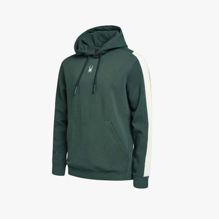 스파이더 본사 공용 슬리브 레터링 로고 후드 SPHPCNHD303UDGN