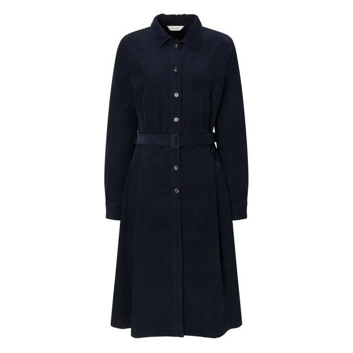 백화점정품 25년SS 헤지스레이디스 HAZZYS 25FW 벨티드 코듀로이 긴팔원피스 HSDR5D903N2