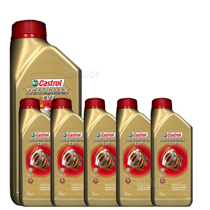 캐스트롤 트랜스맥스 CVT 적색 1L x 6개 1박스 100 합성유 장수명 CVT 미션오일 르노 토요타 혼다 GM 등 모든 무단변속기