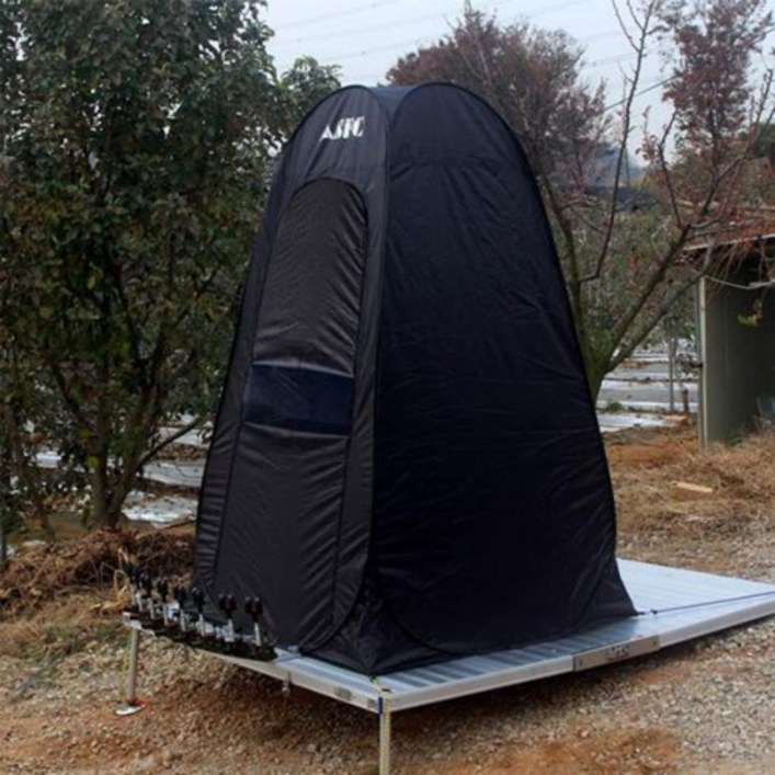낚시 난방 텐트 원터치 샤워텐트 탈의실 화장실 방수 텐트, 대사이즈, 단일색상
