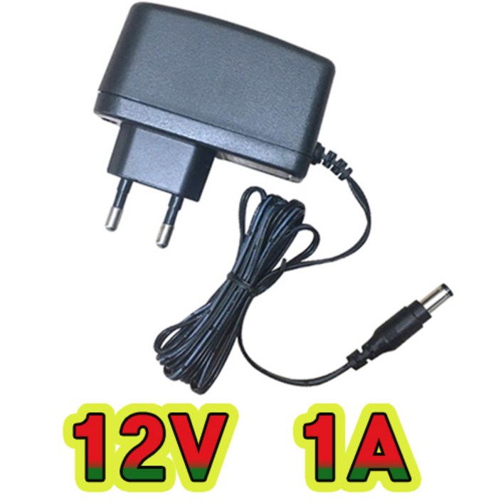 순흥전기 12V 1A 벽걸이형 어댑터 SMPS, DC12V1000mA 어댑터, 아답터, 직류전원장치