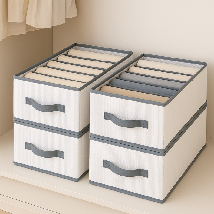 하스몰 고급형 칸칸정리 탄탄한 통풍 옷정리함