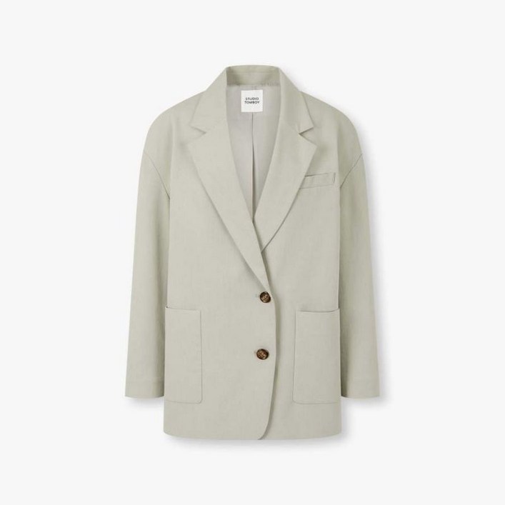 스튜디오 톰보이 맥시오버핏 투포켓 자켓 9105112173Z 328467