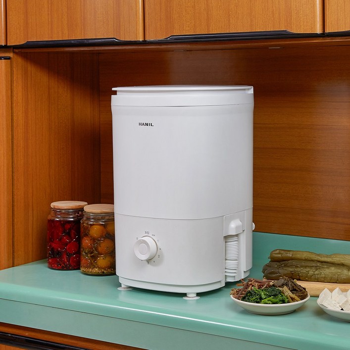 한일전기 미니 만능짤순이 음식물 탈수기 1KG 의류 속옷 만두 오이지 탈수 NW1000, NW1000