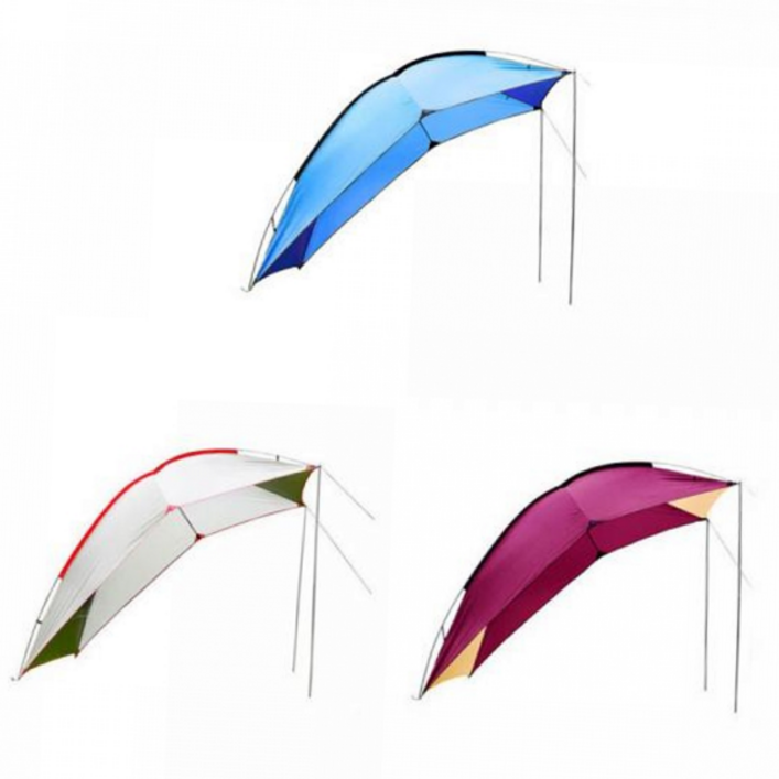 차량용 타프 자동차 그늘막 어닝 캠핑용 타프 차박 트렁크 텐트 후방, 1.화이트그린