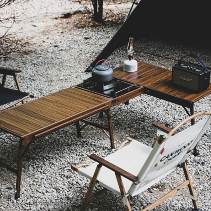 라그렌 IGT 버너 테이블 캠핑 접이식 야외 경량, 단일색상