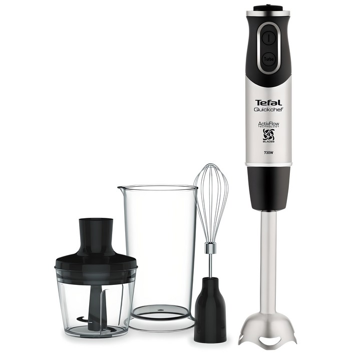 테팔 핸드블렌더 퀵쉐프 730W HB6538KR, HB6538KR