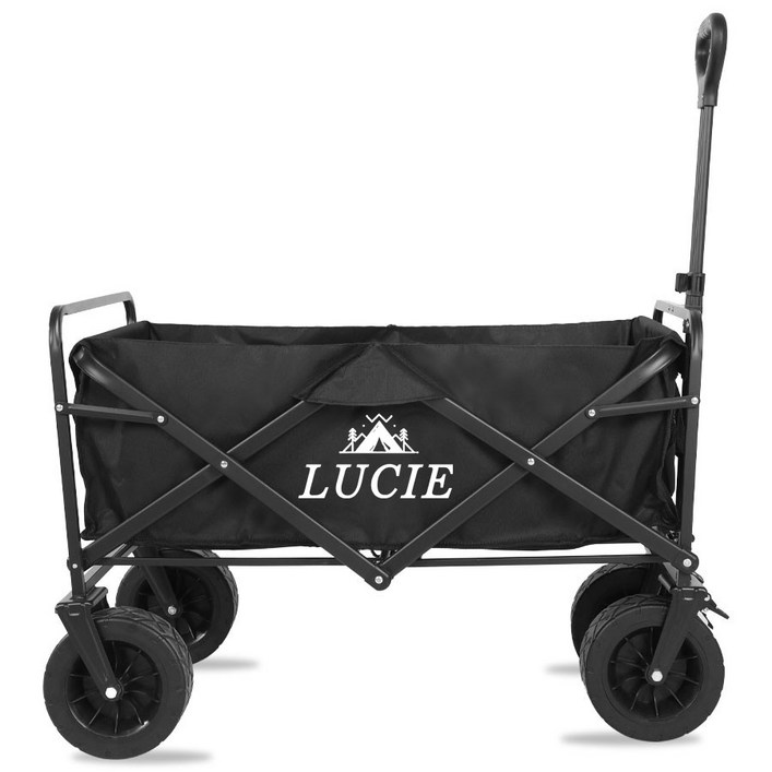 루시에 왕발통 캠핑 웨건 카트 접이식 다용도 폴딩