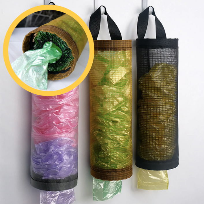 티비엠코리아 비닐 정리함 11 봉투 보관함 쓰레기 종량제 재활용, 1개, 봉투 정리함 11 색상랜덤