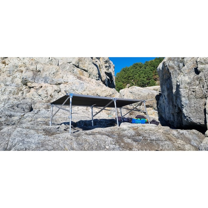 야전침대 25년형190X85cm1인용12kg 국산제품 캠핑용 군용 간이 바다낚시 갯바위 갯핑 험지용 야외침대 각 6개받침대별높이 원터치조절기능약 4269cm