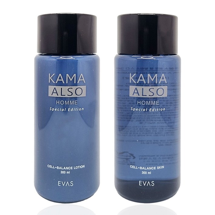 까마올소 중년 남자 스킨 로션 2종 대용량 300ml