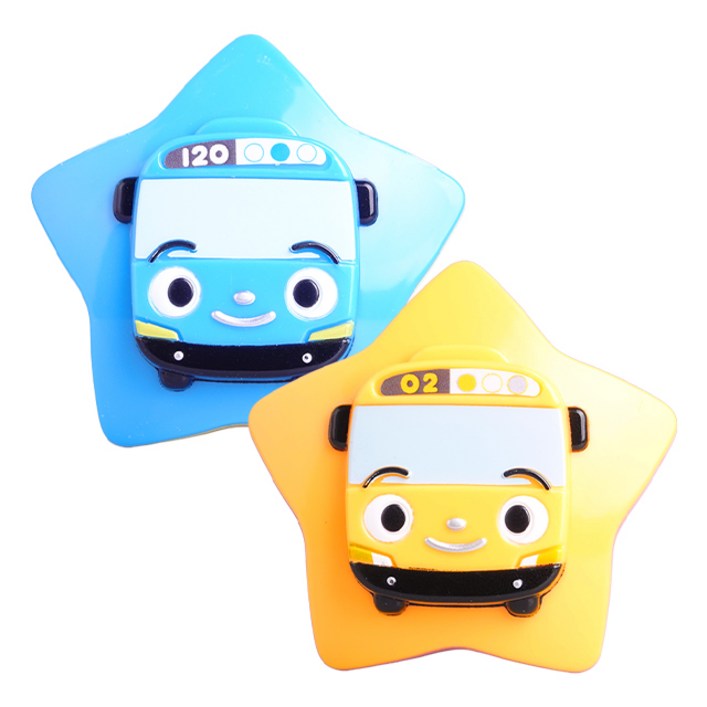 꼬마버스 타요 스티커 도장놀이 2종세트, 1세트, 노랑블루