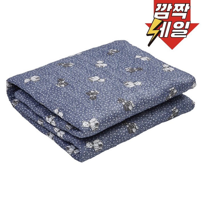 한일의료기 탄소열선 고급 전기요 보관가방 포함, 도트인형소67.5x180cm