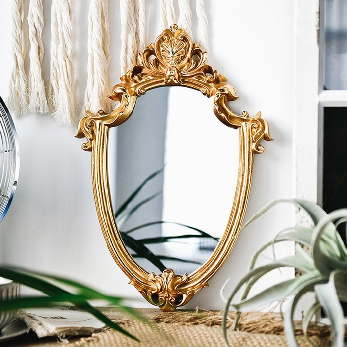 모던앳 프렌치 골드 벽걸이 화장대 거울