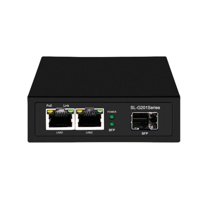 유비큐넷 SLG201S 스타링크 2포트 RJ45  1SFP 광스위치허브