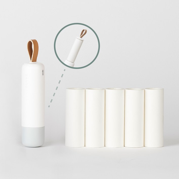 간소 휴대용 돌돌이테이프 테이프클리너 미나돌돌이 먼지제거 털제거 SET