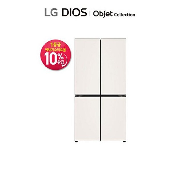 LG전자 ★1등급★LG 디오스 오브제 베이직 냉장고 870L H875GBB011베이지베이지  H875GGA011토프아몬드
