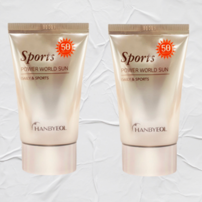 1+1 백탁없는 선크림 한국콜마 골프 미백 기미 선블럭 50ml 2개, 2개, 50ml