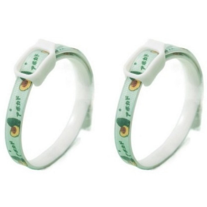 요기쏘 반려동물 아보카도 해충방지 목걸이 M, 혼합색상, 2개