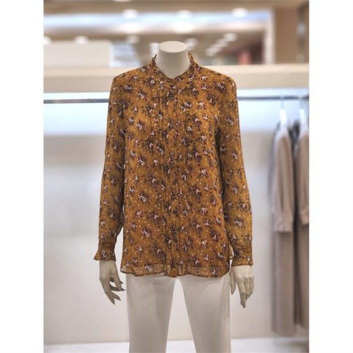 프렐린 세이브존02 플라워 쉬폰 블라우스 RBB203SB0