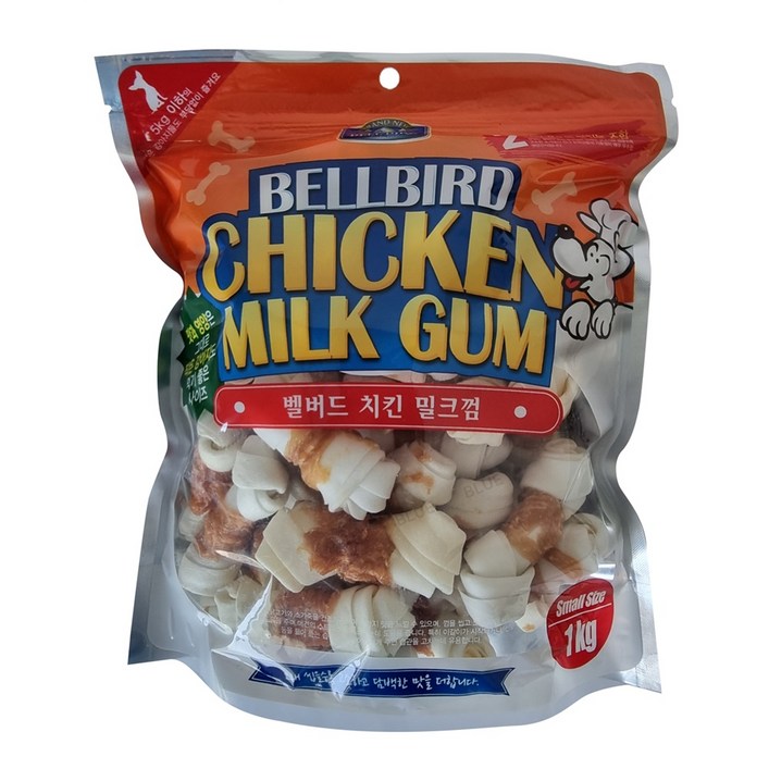 벨버드 강아지 치킨 밀크껌 스몰