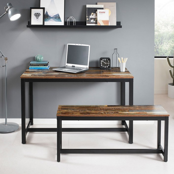 리빙위즈 하모니 테이블 세트테이블1의자1 밥상, 멀바우