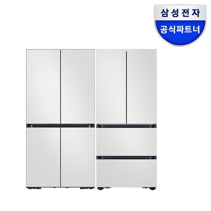 삼성 비스포크 키친핏 냉장고 김치냉장고 세트 RM70F63R2ARK70F42M2A