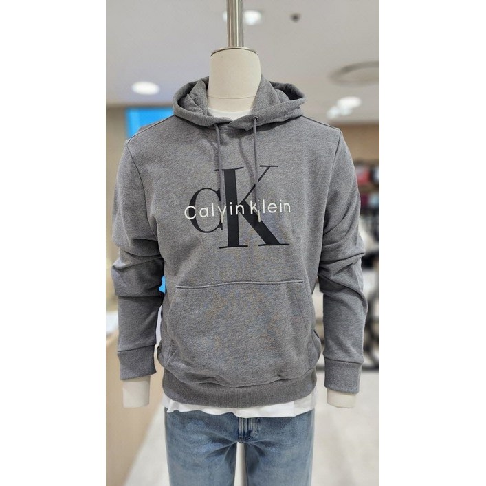 캘빈클라인 진 공용 테리소재 모노로고 후드티셔츠4RD268GP7E IOD035 EHA102