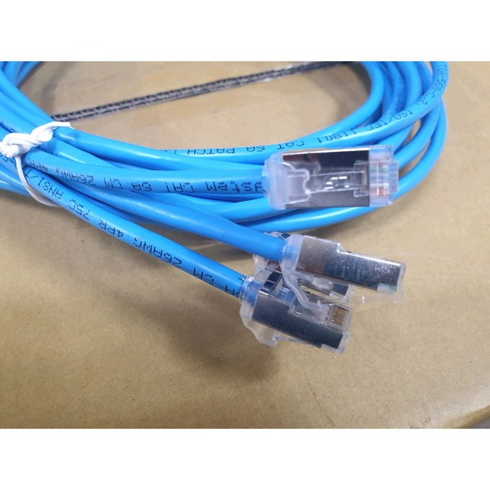 LS전선 주문제작 UTP CAT.6A 10G 랜케이블 2m~100m, 90m, 1개, 블루