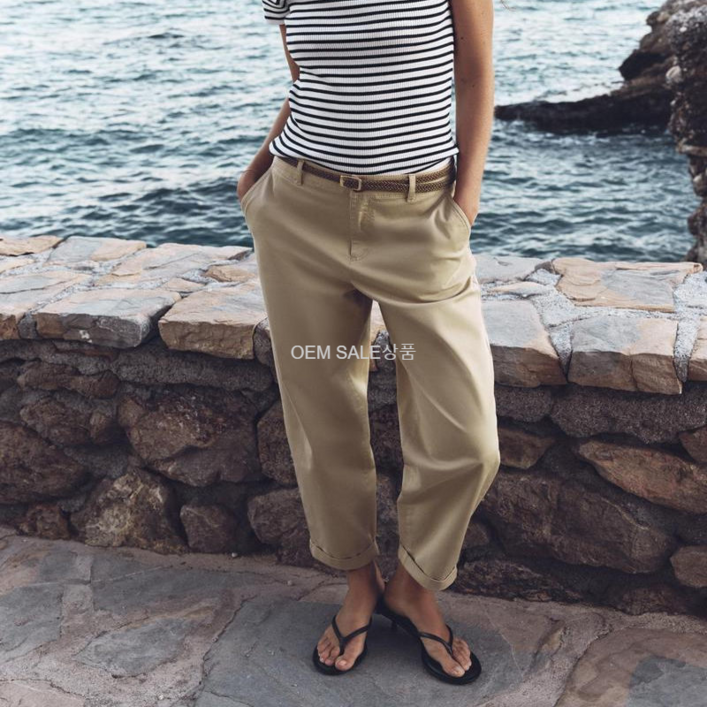 자라 OEM SALE 벨트 치노 팬츠 2194330