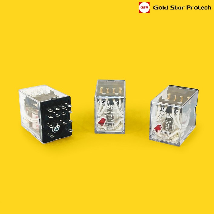GSR 금성프로텍 GPM 4L AC220V 소형 파워 릴레이 4극 14핀 전기릴레이