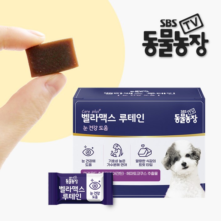 SBS TV 동물농장 루테인 강아지 눈 영양제, 2세트, 눈물개선눈건강, 단품