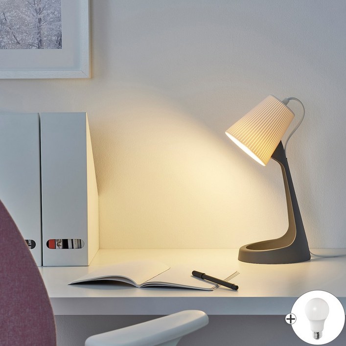 이케아 단스탠드 독서등 침대 스발레트 LED전구증정