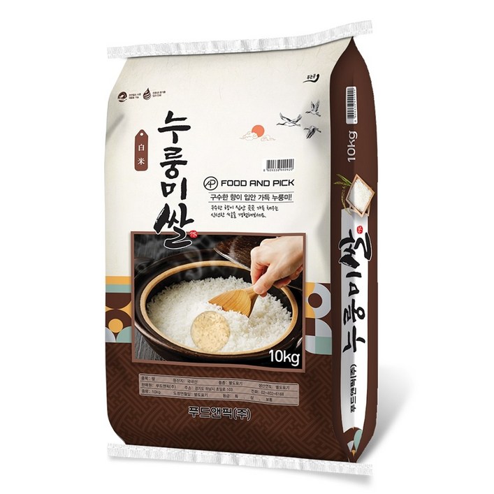 푸드앤픽 구수한향 누룽미쌀 맛있는 향미쌀 누룽지쌀 찰진 향쌀