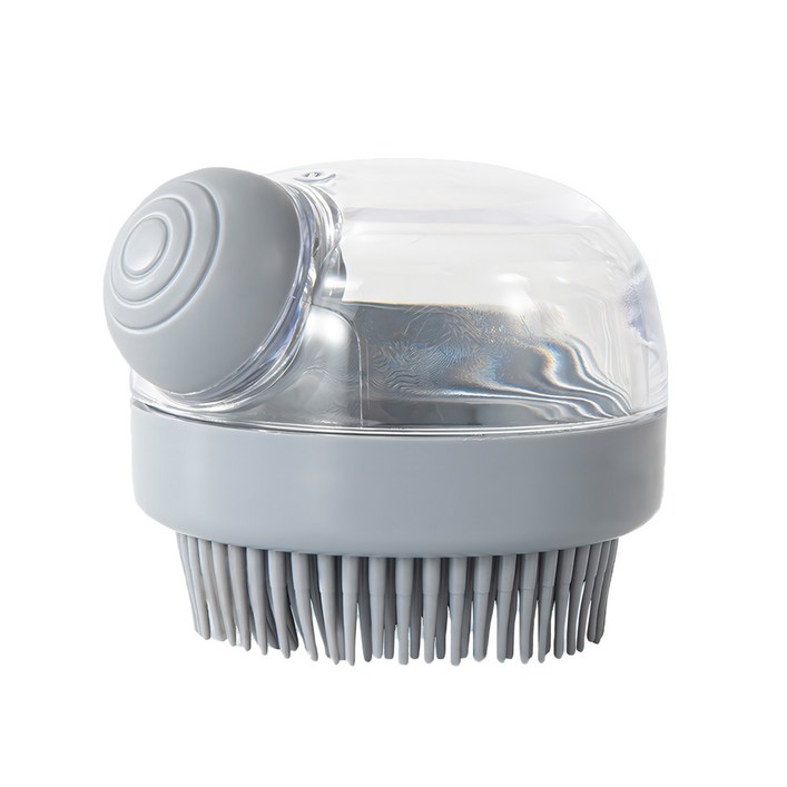 반려동물 샤워 샹품 브러쉬, 그레이, 1개