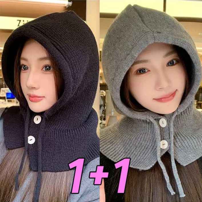 차쿠 11 여성 바라클라바 얼굴 작아보이는 바라클라바 후드넥워머