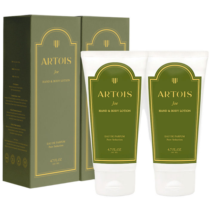 향수향 때문에 재구매 라임바질만다린향 아르투아 조 핸드 앤 바디로션 남여공용 퍼퓸 바디로션 여성수분크림로션 향이 좋은 바디로션, 140ml, 2개