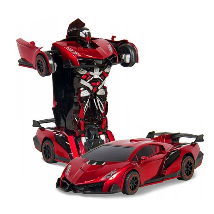 무선조종 트랜스포머 자동 변신 로봇 RC카, 1개