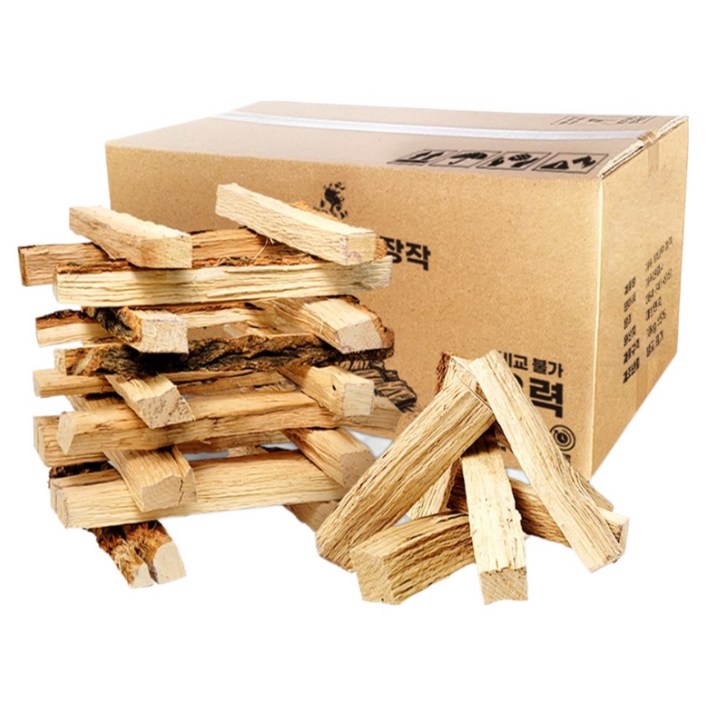 거목 참나무 장작 캠핑장작 숯 바베큐 불멍