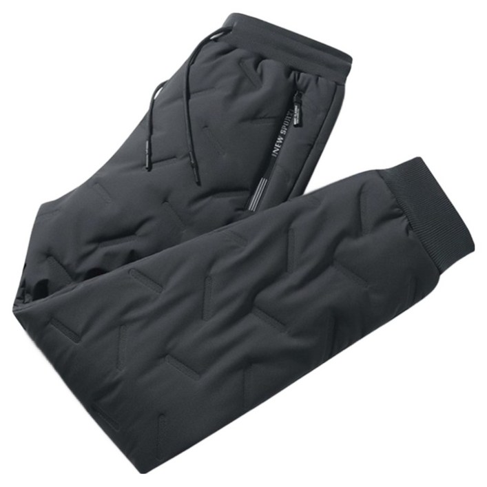 춘게엘 겨울 남녀공용 기모 패딩 바지 시보리 r012