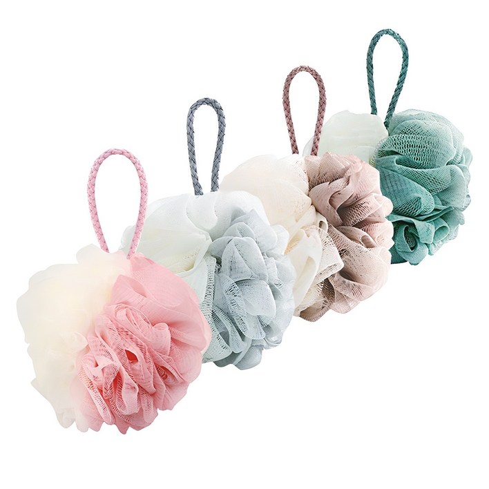 더자카 투톤 샤워볼 4p, A타입, 1세트